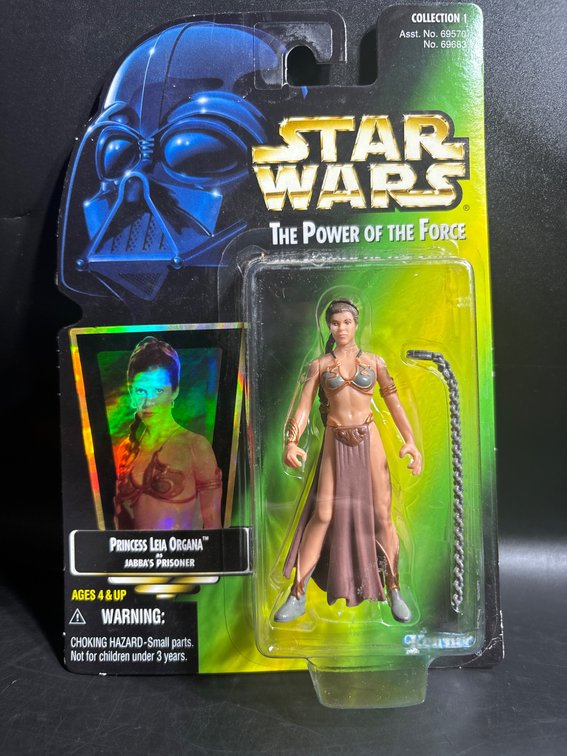 Star Wars Power of the Force Princess Leia as Jabba’s Prisoner Action Figure