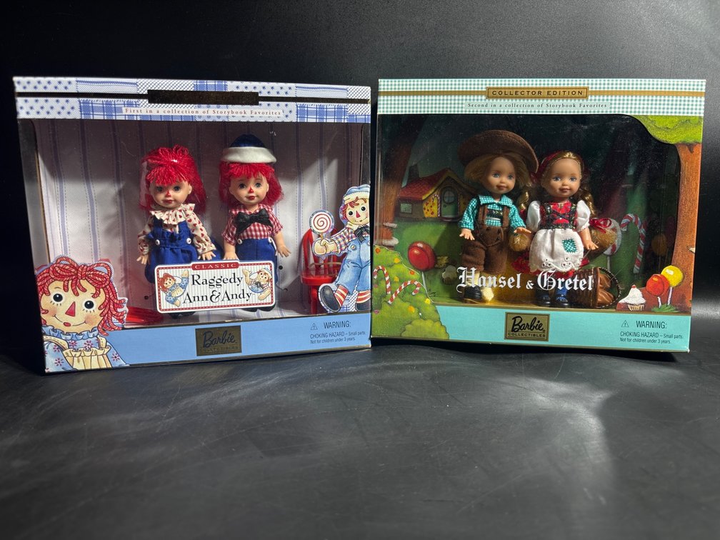 Barbie Collector Edition Hansel and Gretel & Raggedy Ann and Andy Dolls