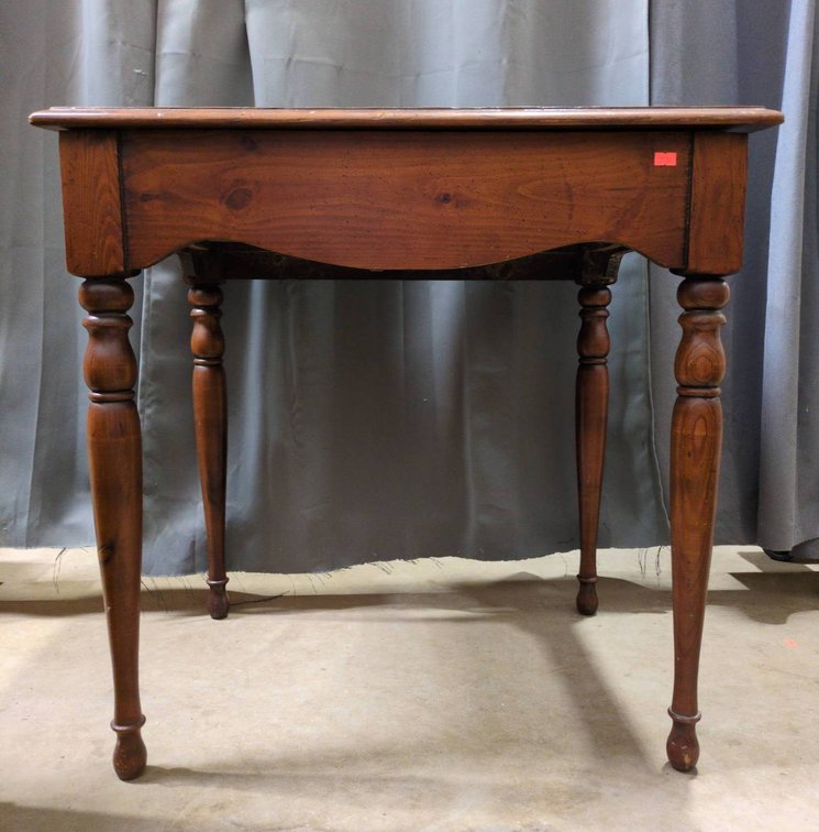 Wooden Writing Desk with Hinged Top