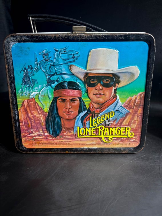 The Legend of the Lone Ranger Lunchbox by Aladdin, 1980