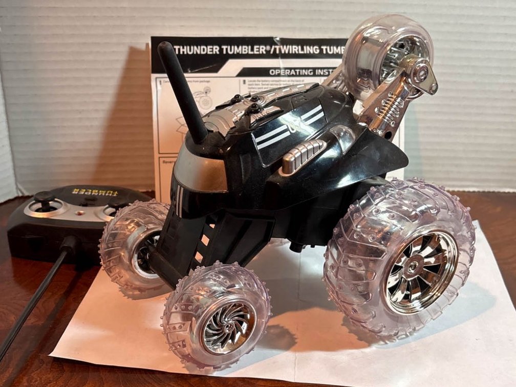 RC Thunder Tumbler Twirling Stunt Car with Remote Control