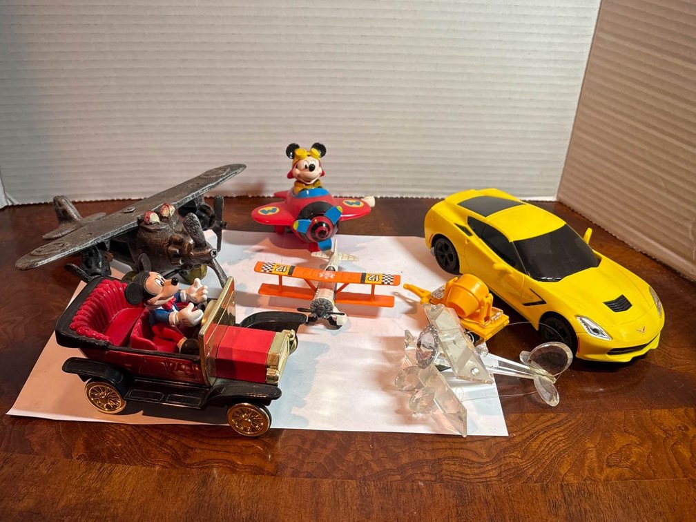 Disney and Toy Vehicles Featuring Mickey and Others