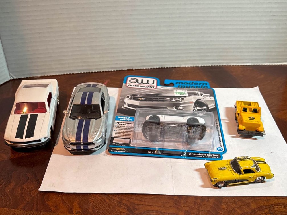 Die-Cast Cars Including Auto World and Hot Wheels