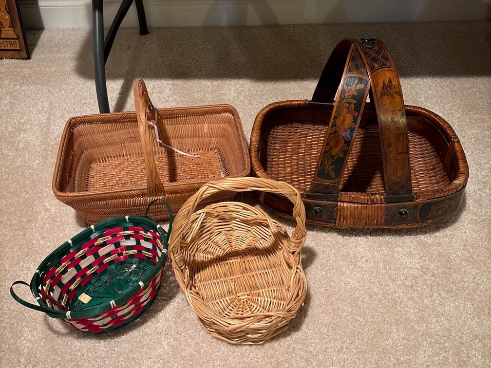 Four Woven Baskets