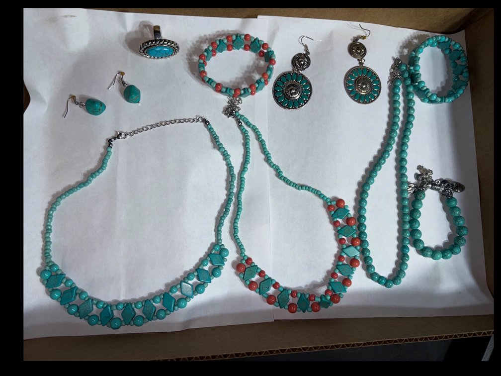 Costume Jewelry Including Necklaces, Bracelets, Earrings, and Ring