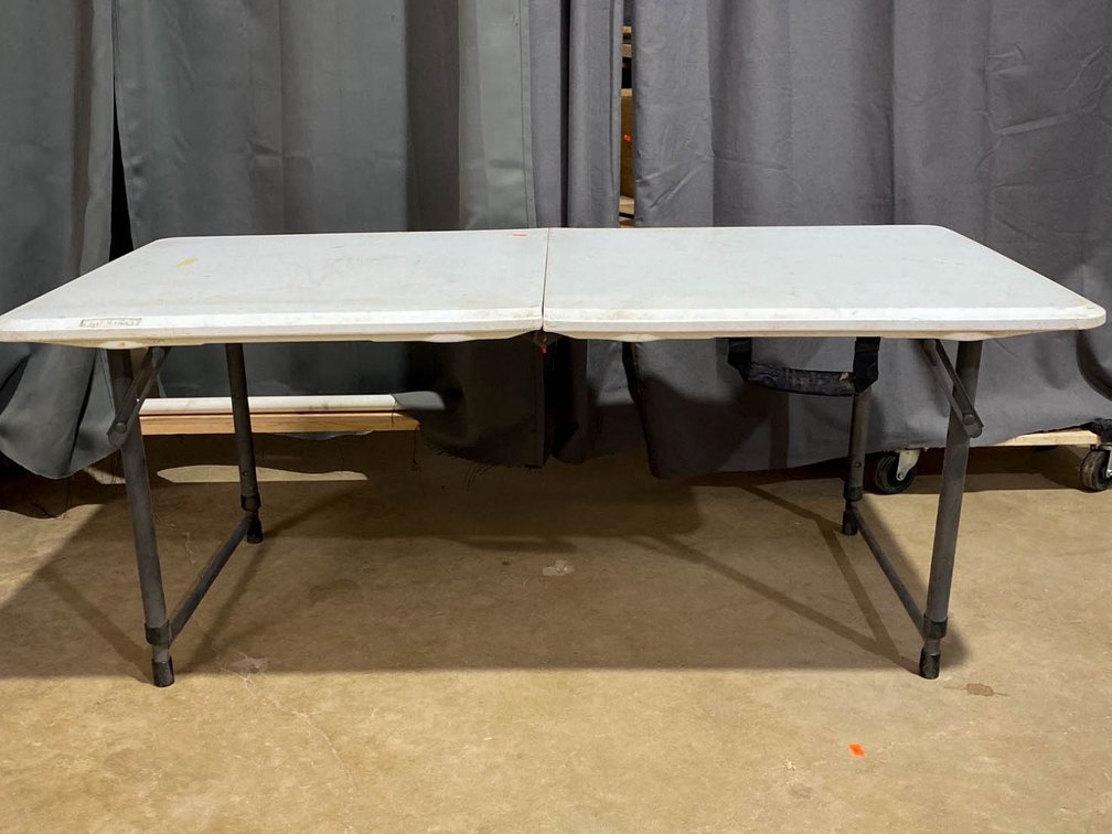 Lifetime Folding Table with Metal Legs