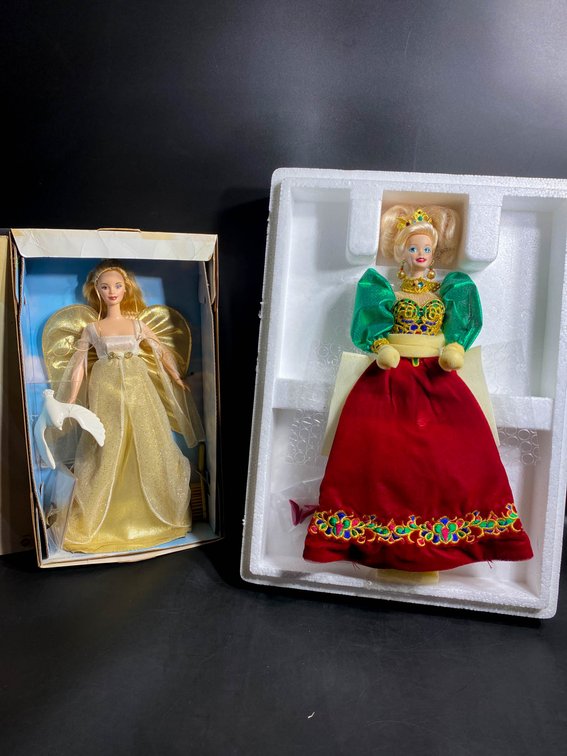 Barbie Angelic Inspirations and Holiday Jewels Dolls