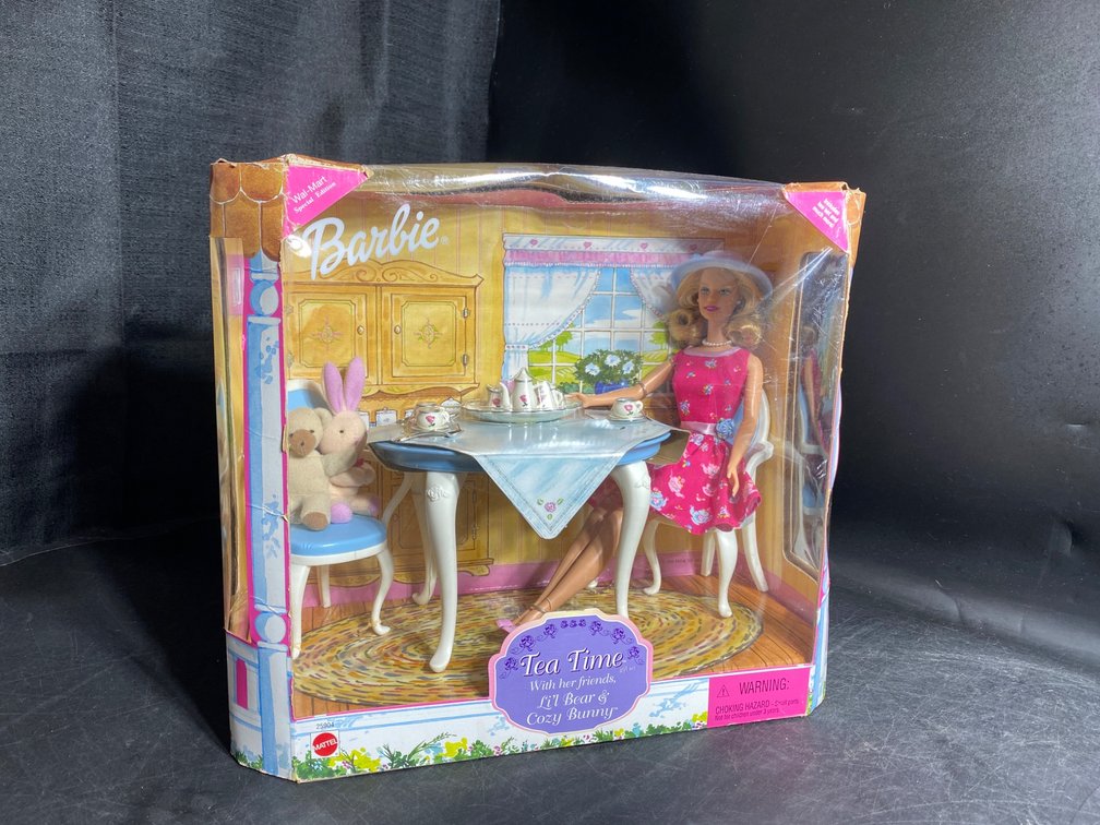 Barbie Tea Time Playset with Doll and Accessories in Original Packaging