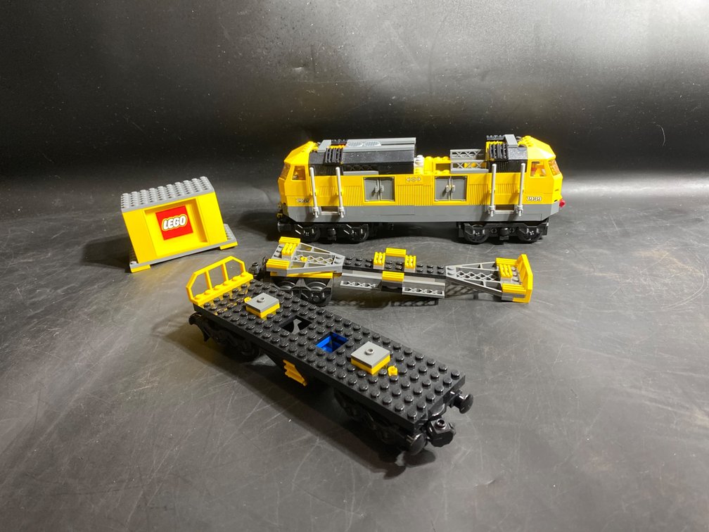 LEGO Train Set with Train Cars, Figures, Tracks, and Remote Control