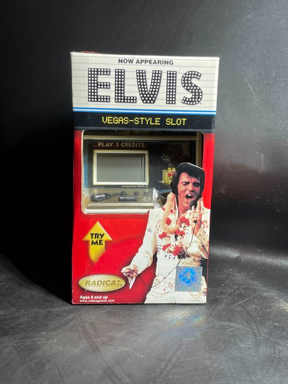 Elvis Vegas-Style Slot Machine by Radica in Original Packaging