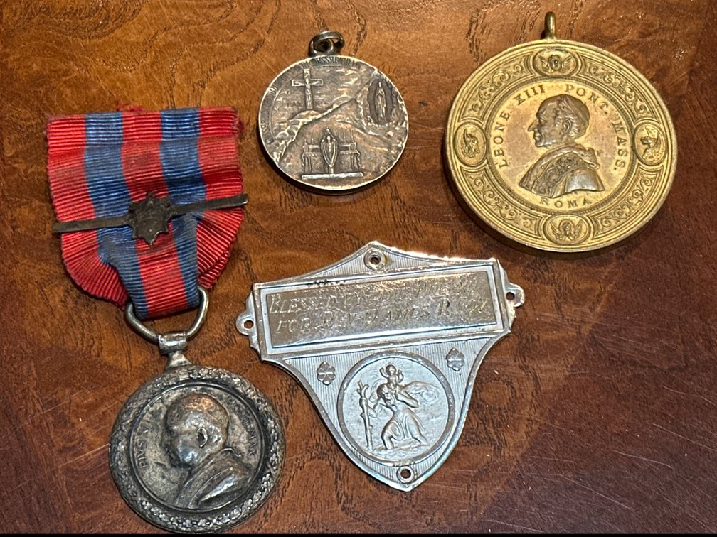 Four Historical Medals and Plaques