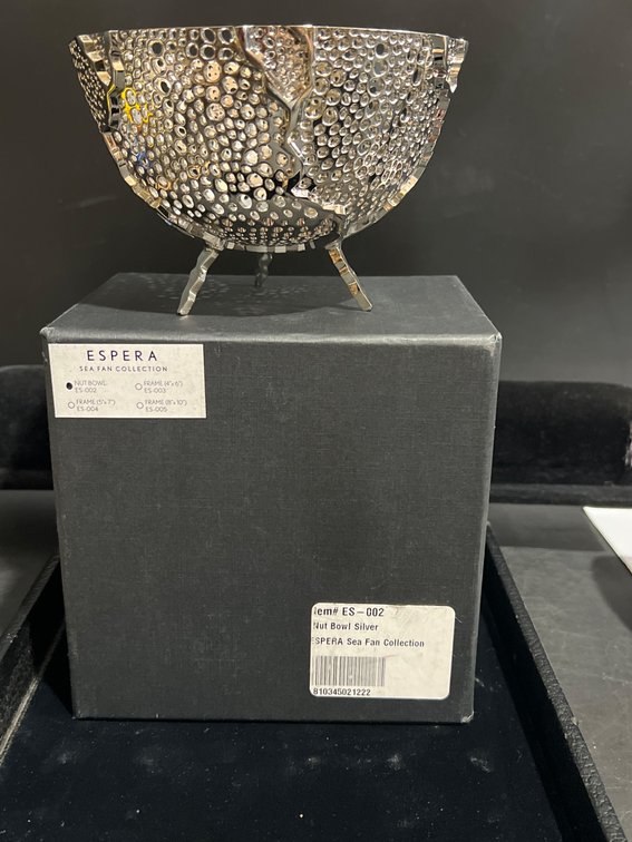 Rablabs Espera Sea Fan Collection Bowl in  Silver-toned