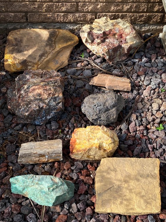 Rough Natural Stones for Decorative or Geological Use