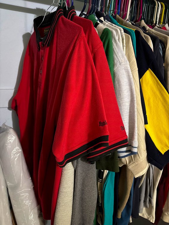 Men’s Polo and Casual Shirts on Hangers