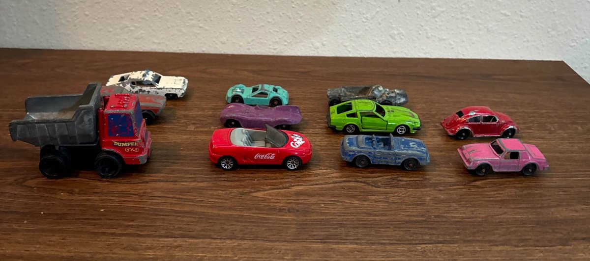 Die-Cast Toy Cars and Trucks, Lot of 11