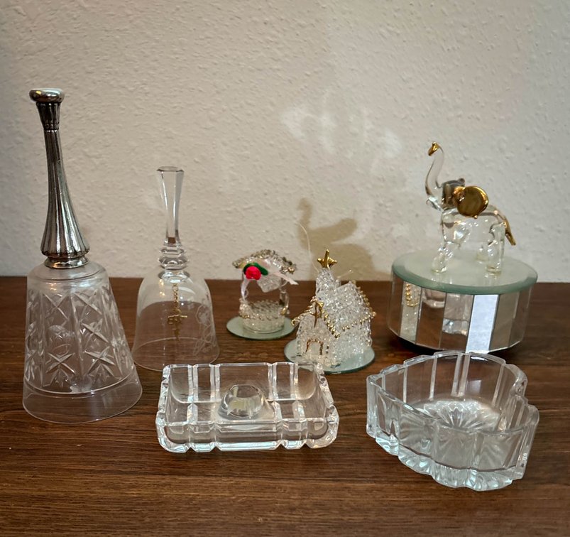 Decorative Glass Figurines and Crystal Items