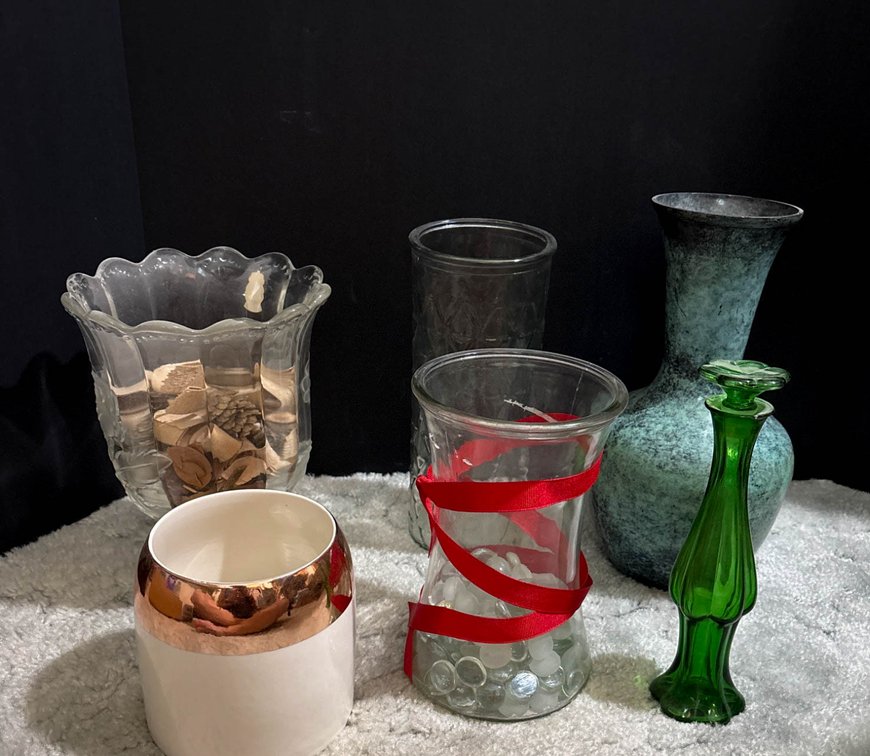 Glass and Ceramic Vases