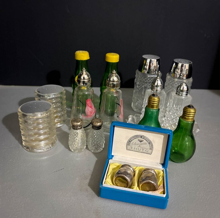 Glass Bottles and Accessories, Including Squirt Bottles