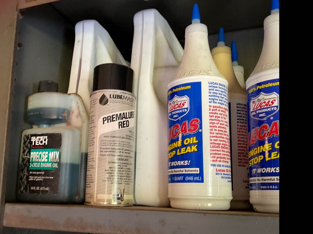 Automotive Fluids Including Lucas and Castrol SAE 20W-50