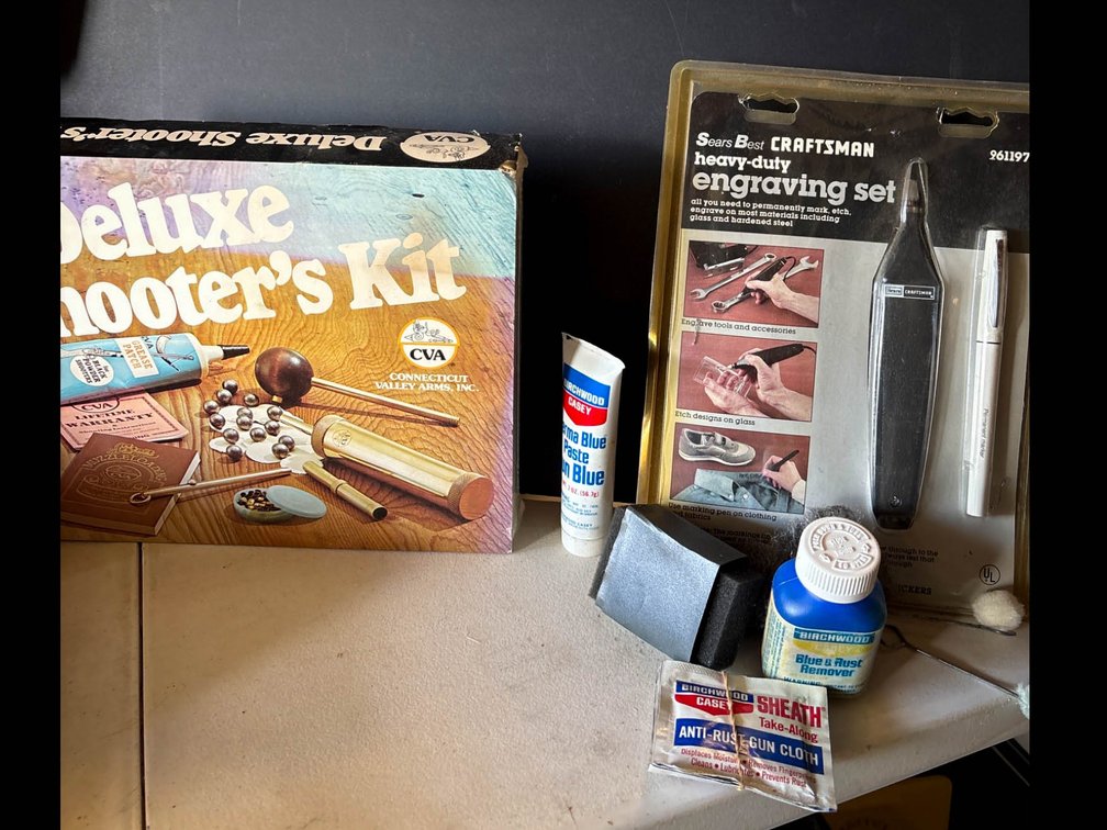 CVA Deluxe Shooter’s Kit & Craftsman Engraving Set with Accessories