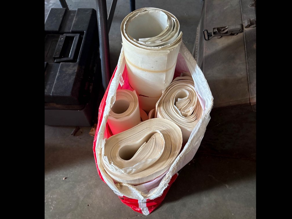 Rolled Paper in Bag