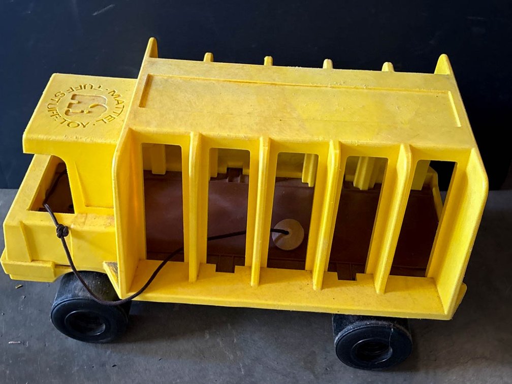 Mattel Tuff Stuff Yellow Plastic Toy Truck