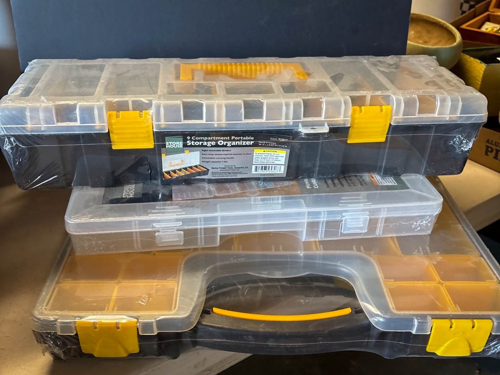 Stackable Plastic Storage Containers With Compartments