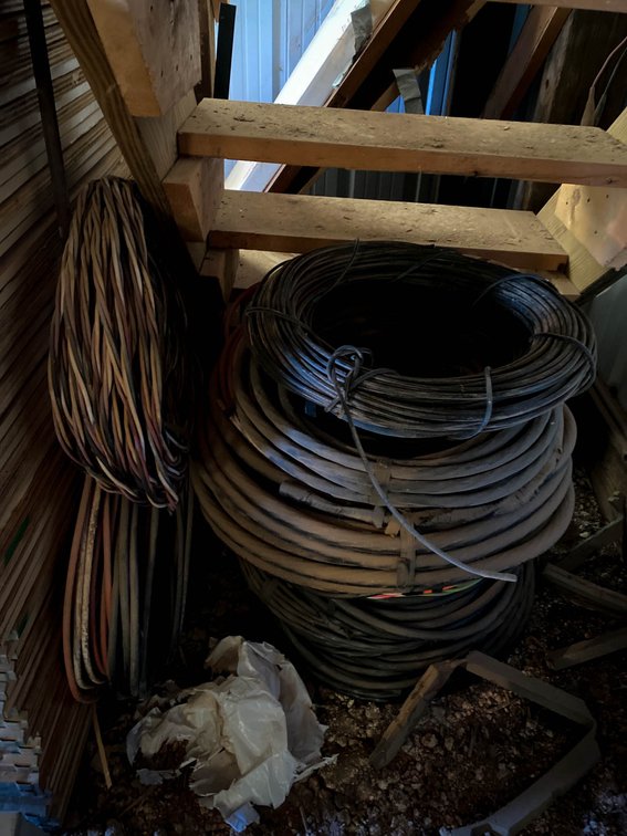 Electrical Cables and Wires, Mixed Sizes and Types