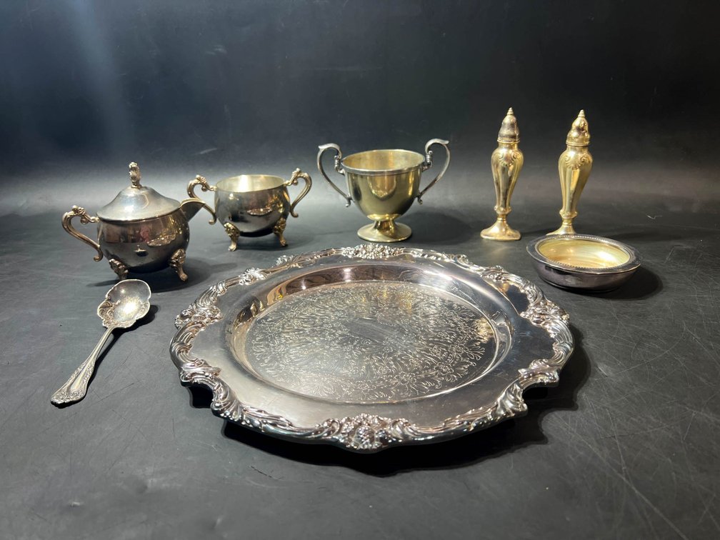 Silver Plated Serving Set by Reed & Barton and Others