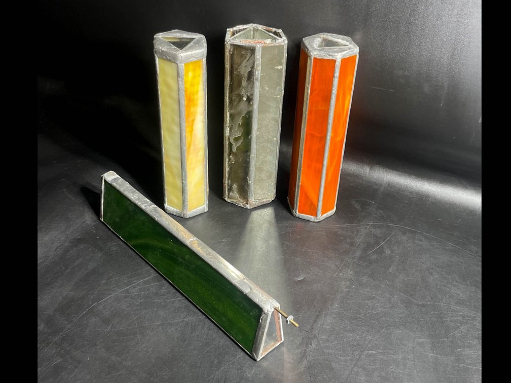 Stained Glass Kaleidoscopes in Assorted Colors