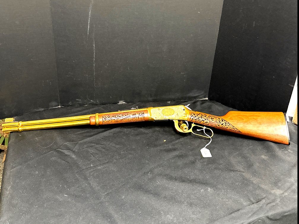 Winchester Model 94AE 30-30 Centennial Rifle with Engraved Gold Accents