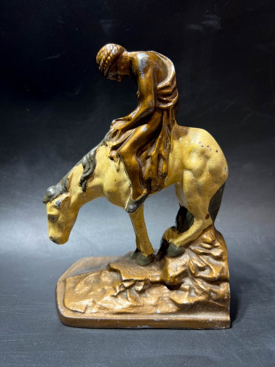 End of the Trail Bronze-Colored Figurine by C.H. Inc. NYC