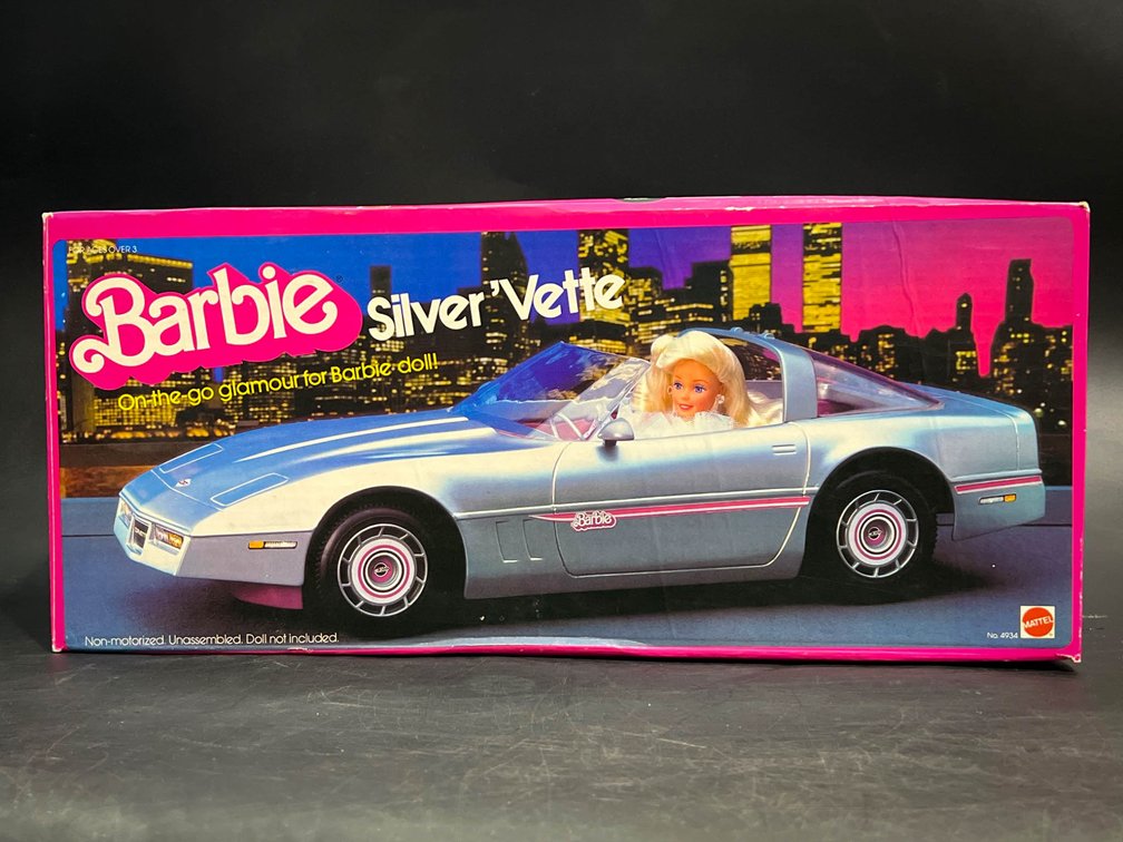 Mattel Barbie Silver ‘Vette Vehicle, 1980s Packaging