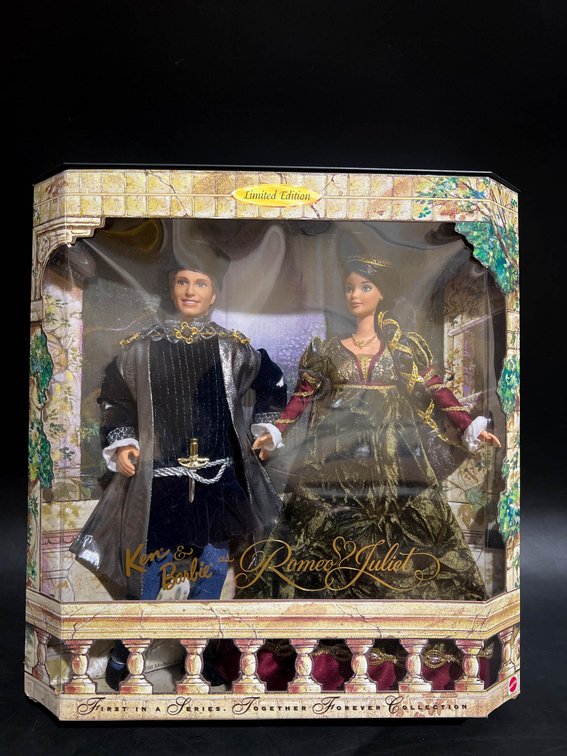Mattel Ken and Barbie as Romeo and Juliet Gift Set in Original Packaging