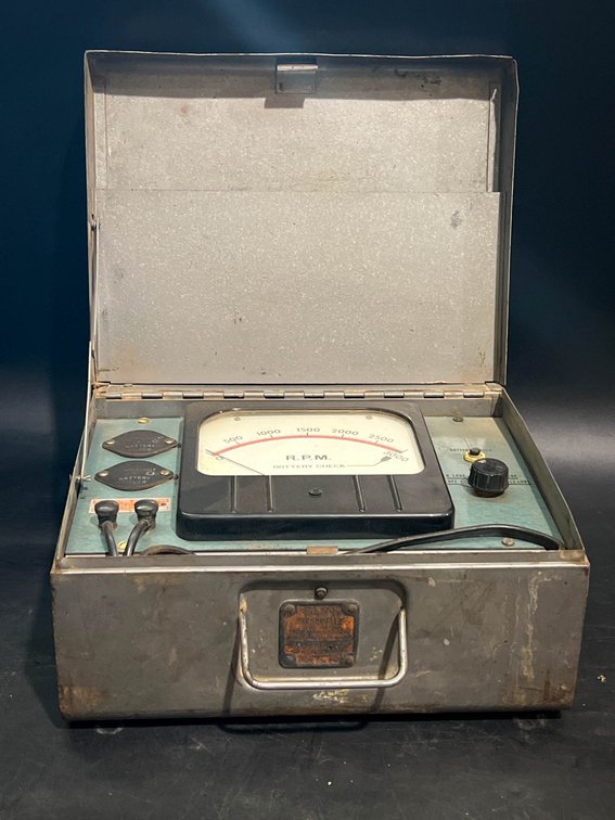 Sun Automotive Tester, Metal Case, R.P.M. Gauge