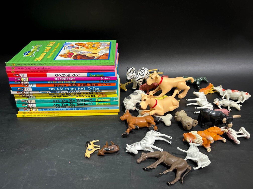 Children’s Books and Animal Figurines