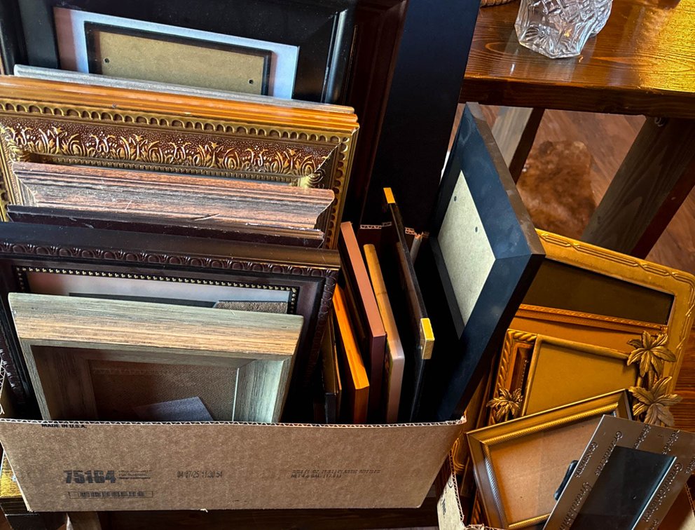 Picture Frames in Various Sizes and Styles