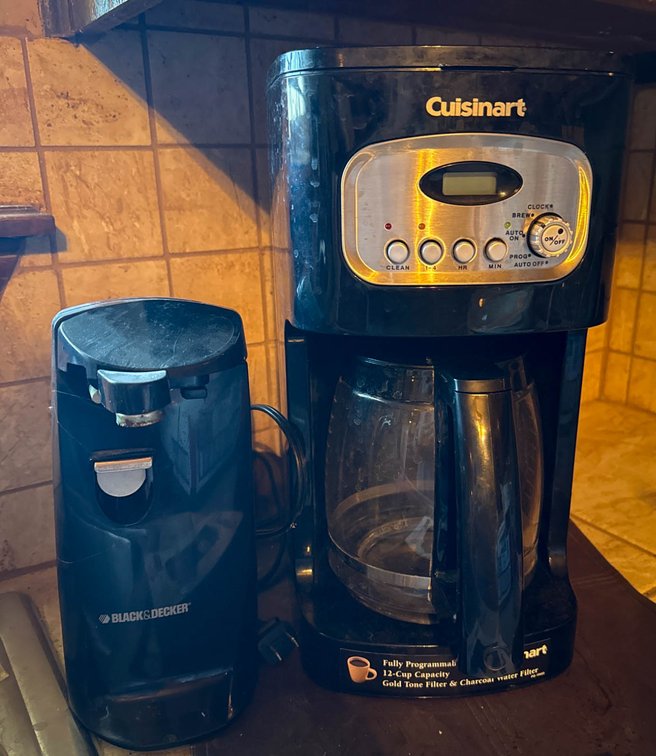 Cuisinart Coffee Maker with Black+Decker Coffee Grinder