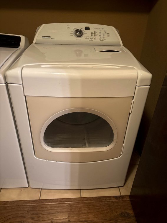 Maytag Bravos Electric Dryer with Front-Loading Design