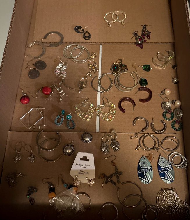 Costume Earrings with Various Designs
