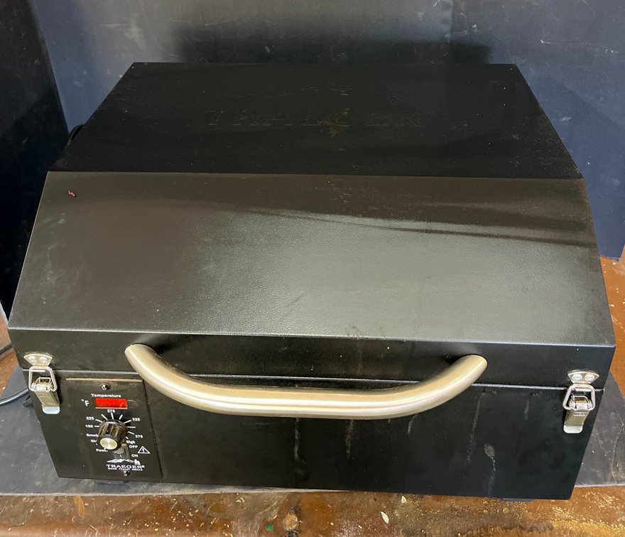 Traeger Portable Wood Pellet Grill with Cover and Display Control Panel