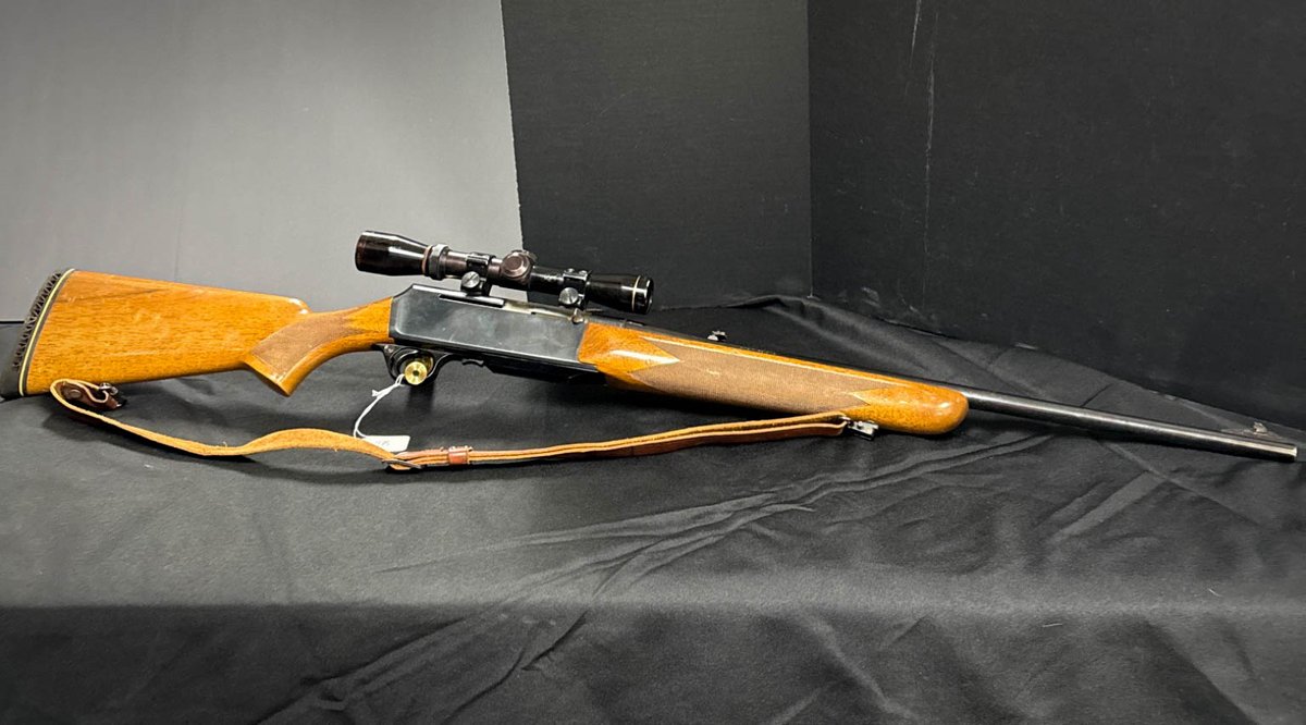 Browning 243 Rifle with Leopold Scope and Leather Sling