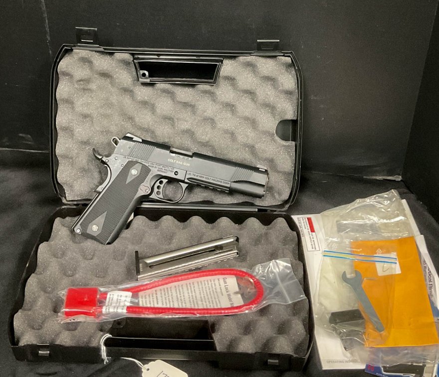 Colt 1911 .22 LR Semi-Automatic Pistol with Case and Accessories