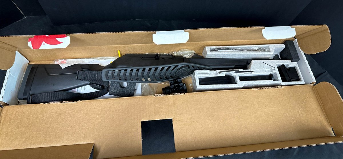 Ruger PCC-9 9mm Luger Rifle with Black Oxide Finish and Red Dot Sight