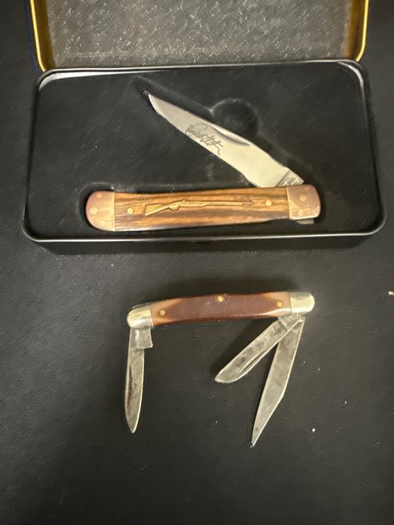 Two Pocket Knives, One in Collectible Case