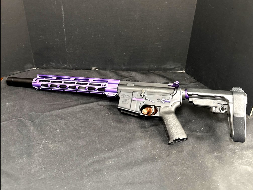 Anderson Manufacturing AM-15 300 Blackout Pistol with Faux Silencer