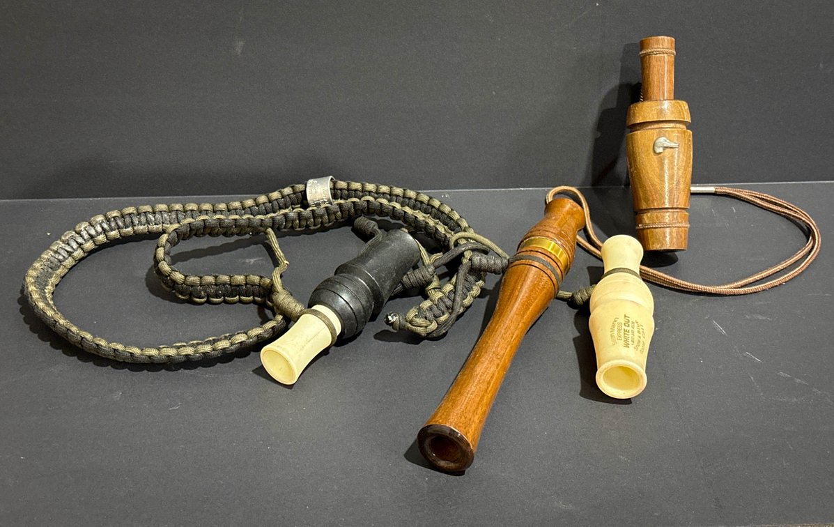 Duck and Goose Calls with Lanyards