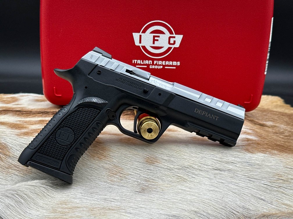 Italian Firearms Group Tanfoglio 9 mm Defiant Semi-Automatic Pistol with Case