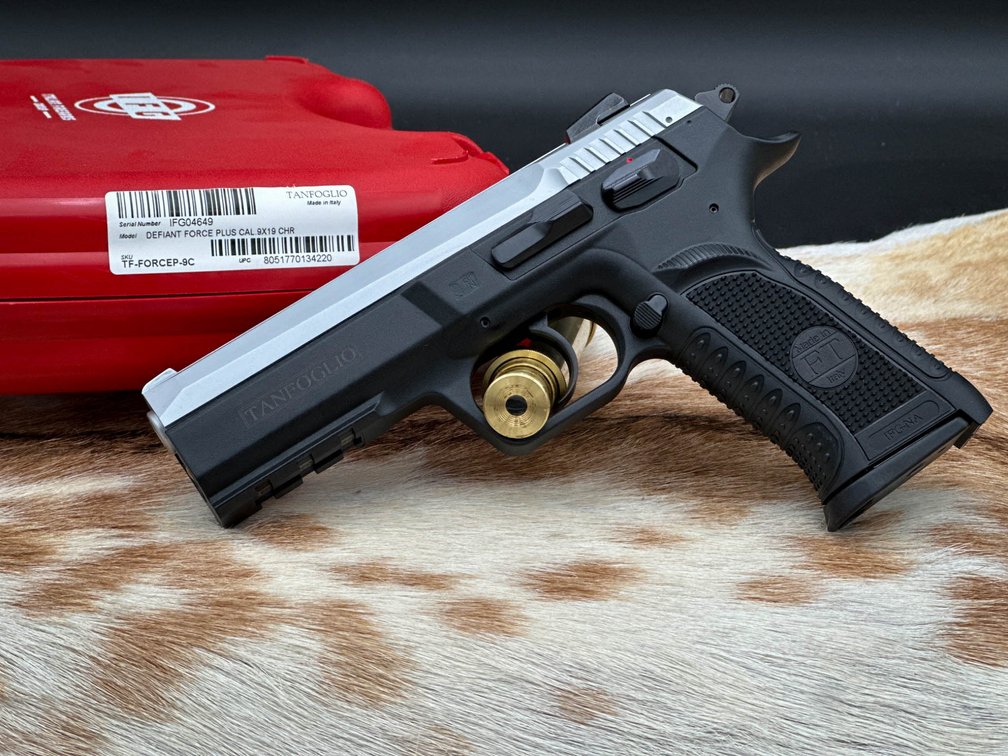 Tanfoglio Defiant Force Plus 9mm Semi-Automatic Pistol with Case