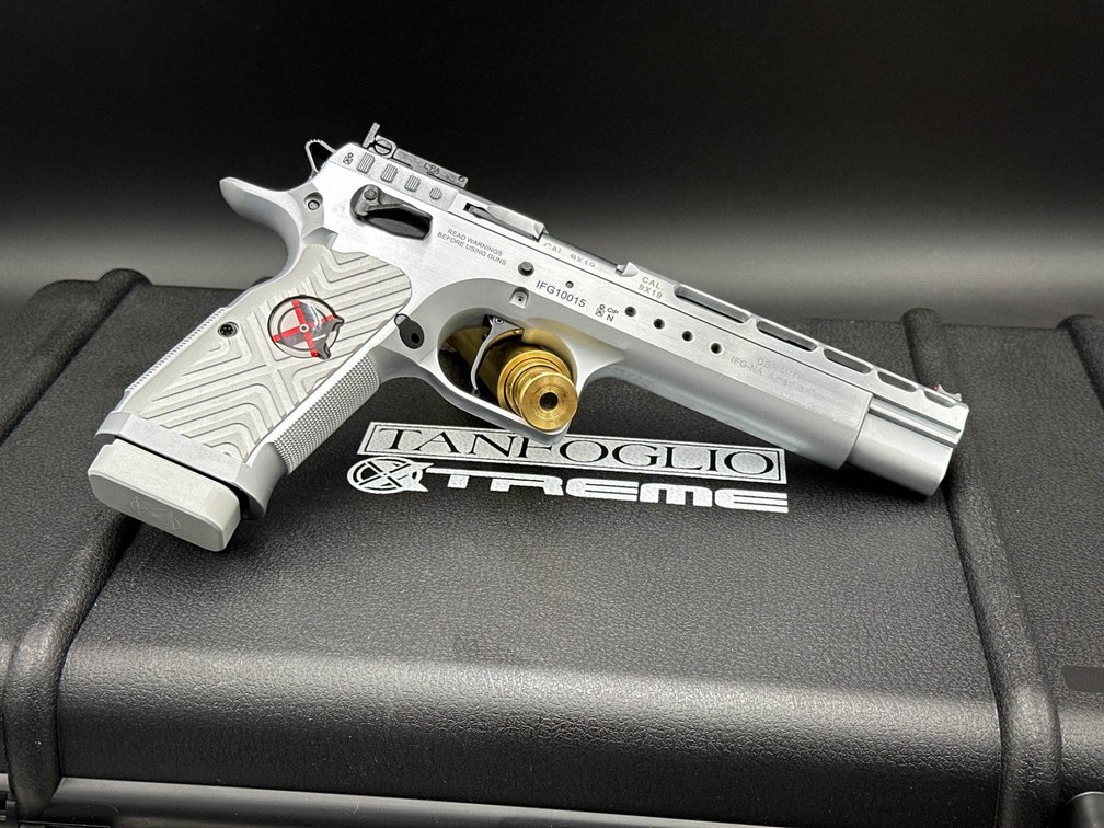 Tanfoglio Xtreme Gold Custom Pistol, 9x19mm, with Accessories